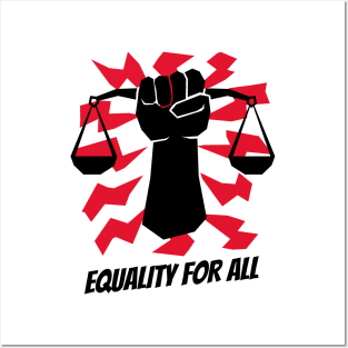 Equality For All / Black Lives Matter Posters and Art